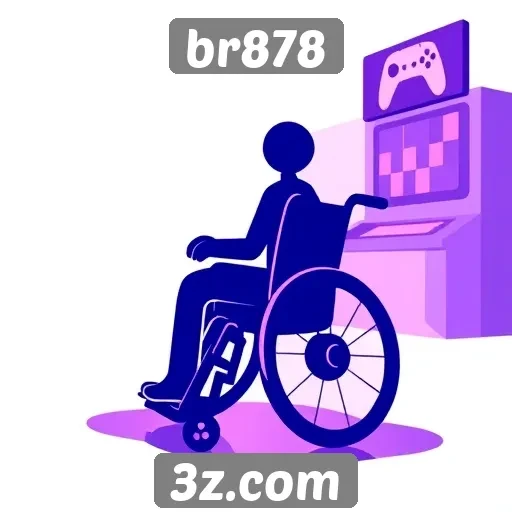 Acessibilidade no site br878 para gamers